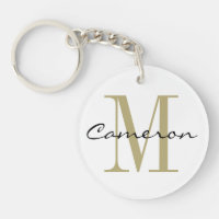 Personalisiertes Geschenk mit goldenem Monogramm A