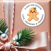Personalisiertes Geschenk-Tag Weihnachten | Süßes
