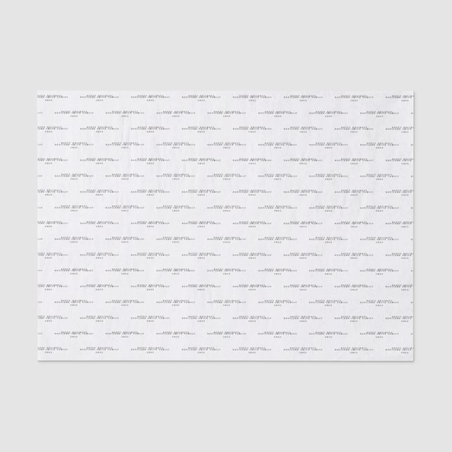 Personalisiertes Geschenk Tissue HAMbyWG Seidenpapier (Vorderseite)