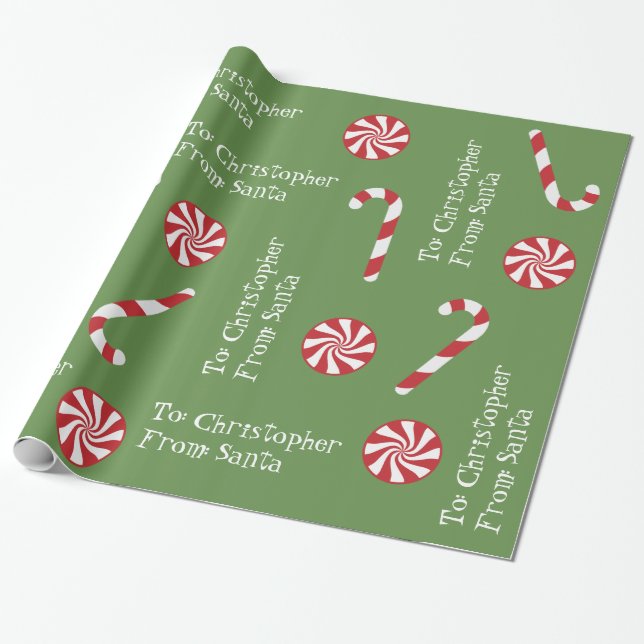 Personalisiertes Geschenk vom Geschenkpapier (Ungerollt)