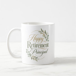 Personalisiertes Geschenk zum glücklichen Ruhestan Kaffeetasse