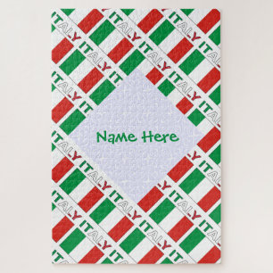 Personalisiertes Geschenk zum italienischen Flagge