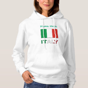 Personalisiertes Geschenk zum italienischen Nation Hoodie