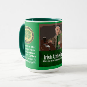 Personalisiertes Geschenk zum St. Patrick's Day ir Tasse