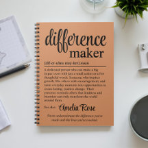 Personalisiertes Geschenk zur Definition eines Unt