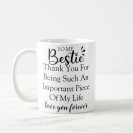 Personalisiertes Geschenkangebot für die beste Fre Kaffeetasse
