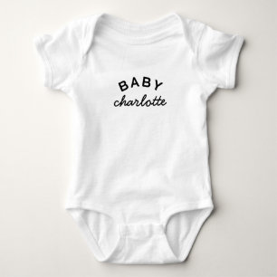 Personalisiertes Geschenkdesign zur Ankunft eines Baby Strampler