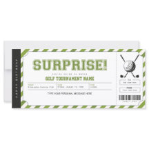 Personalisiertes Geschenkticket für das Überraschu
