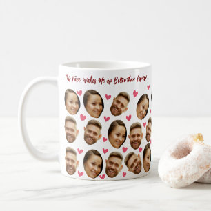 Personalisiertes Gesicht Benutzerdefiniertes Foto Kaffeetasse