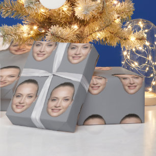Personalisiertes Gesicht Geschenkpapier 