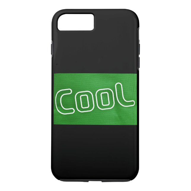 Personalisiertes Gewebe Grüntextil Cool Case-Mate iPhone Hülle (Rückseite)