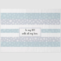 Personalisiertes Gewebepapier