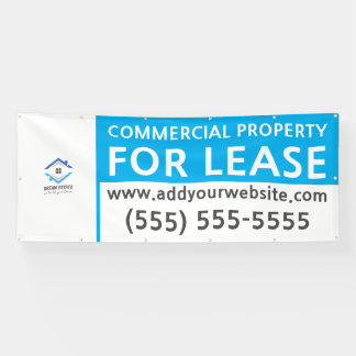 Personalisiertes Gewerbeimmobilien- oder Mietshimm Banner