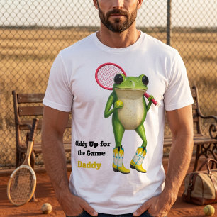 Personalisiertes Giddy Up For The Game Daddy   Eig T-Shirt