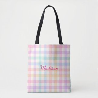 Personalisiertes Gingham Tasche