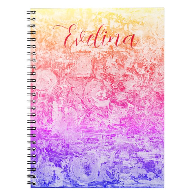 Personalisiertes Girlaname-Notebook Notizblock (Vorderseite)