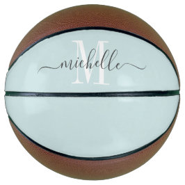 Personalisiertes Girl's Mit Monogramm rosa Basketb Basketball