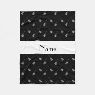 Personalisiertes Gitarrenmuster Fleecedecke