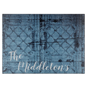 Personalisiertes Glas Rustikale Zinnwand Ceilin Schneidebrett