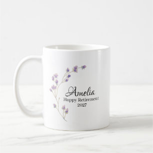 Personalisiertes Glücklicher Ruhestand 2027  Kaffeetasse