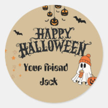 Personalisiertes glückliches Halloween mit Niedlic