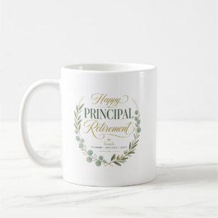 Personalisiertes Glückwunschgeschenk zum Ruhestand Kaffeetasse