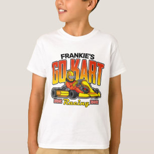 Personalisiertes Gokart-Rennsport Motorsport-Karti T-Shirt