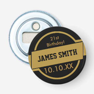 Personalisiertes Gold Flaschenöffner