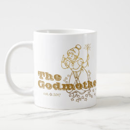 Personalisiertes Gold Jumbo-Tasse