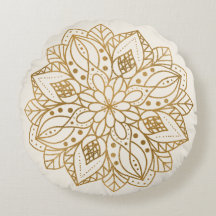 Personalisiertes Gold-Natur-Mandala