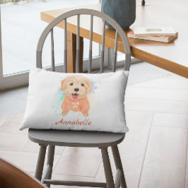 Personalisiertes Golden Retriever Kinderzimmer Kin Dekokissen