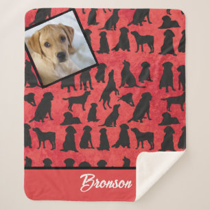 Personalisiertes Golden Retriever-Muster Sherpadecke
