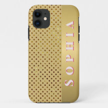 Personalisiertes Goldenes Design für den Besondere