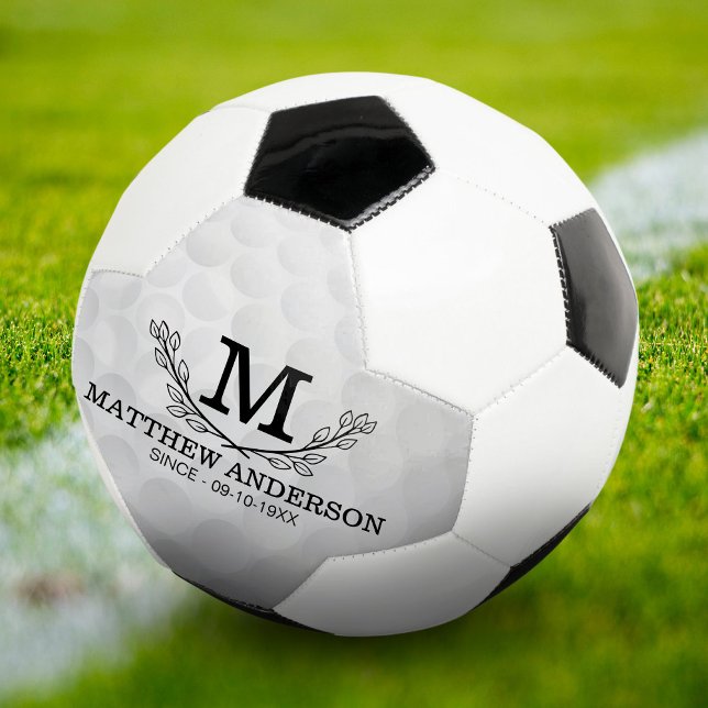 Personalisiertes Golf Ball Muster Name Monogramm A (Von Creator hochgeladen)
