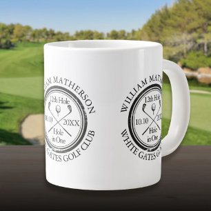 Personalisiertes Golf-Loch-in-Eins Jumbo-Tasse