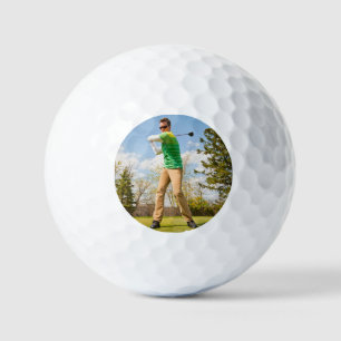Personalisiertes Golf Player-Foto Golfball
