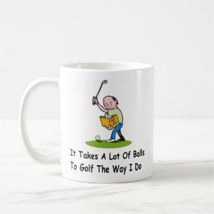 Personalisiertes Golf Player-Geschenk Kaffeetasse