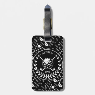 Personalisiertes Golf-Taschengolfspielergeschenk Gepäckanhänger