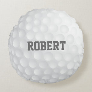 Personalisiertes Golfball-Kissen Rundes Kissen