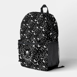 Personalisiertes Golfer-Logo Bedruckter Rucksack