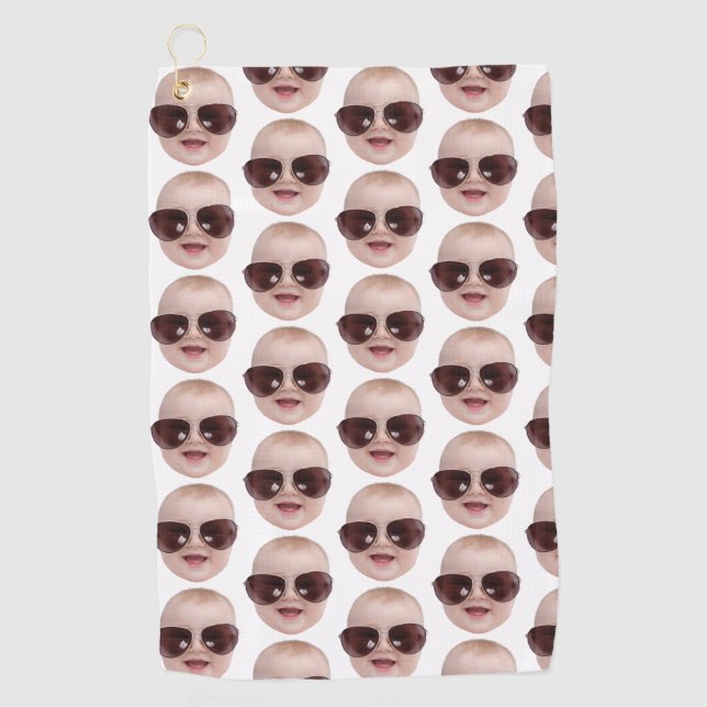 Personalisiertes Golfgeschenk Lover Geschenk für V Golfhandtuch (Vorderseite)