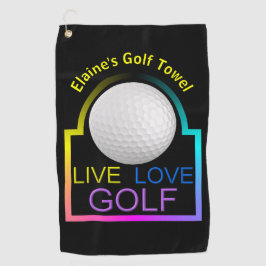 Personalisiertes Golfhandtuch