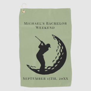 Personalisiertes Golfhandtuch Bachelor Golf Week