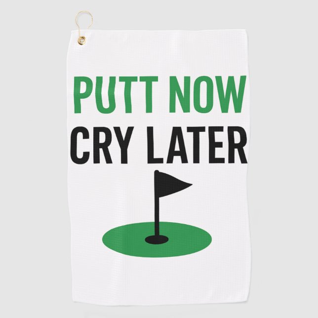 Personalisiertes Golfhandtuch für Freunde (Vorderseite)