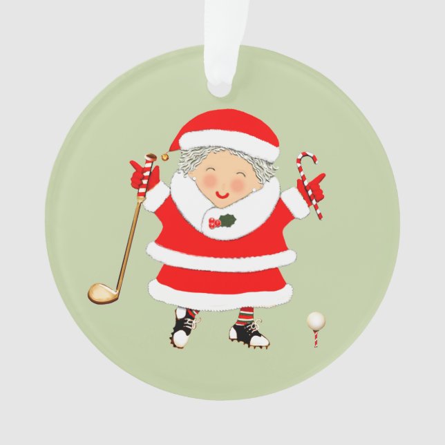 Personalisiertes Golfkollektiv Ornament (Vorderseite)