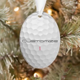 Personalisiertes Golfschenk mit individuellem Name Ornament