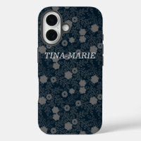 Personalisiertes Grafikdesign für Schwarz und Grau