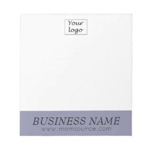 Personalisiertes graues Violet-Store-Geschenk Note Notizblock