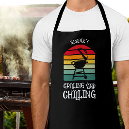 Personalisiertes Grillen und Abkühlen Schürze