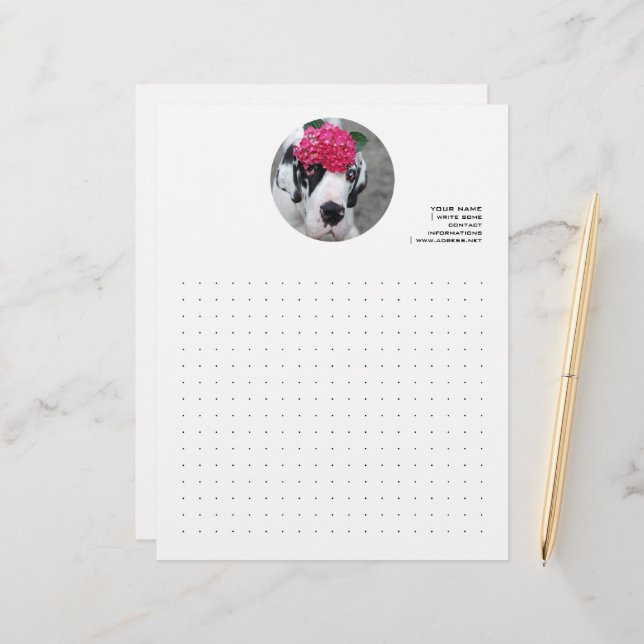 Personalisiertes großes Ding (Vorderseite/Rückseite Beispiel)